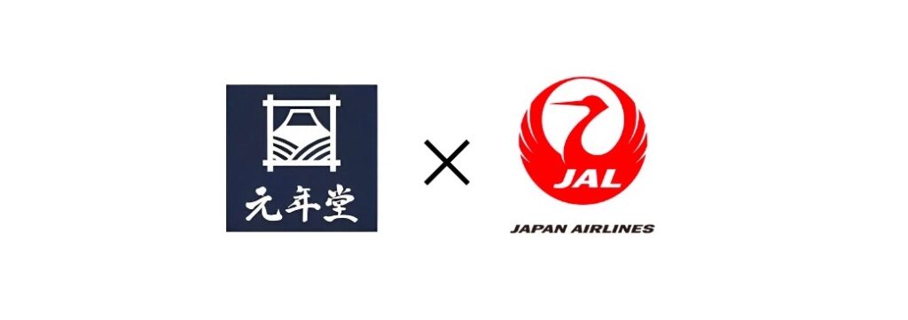 元年堂×JAL ロゴ